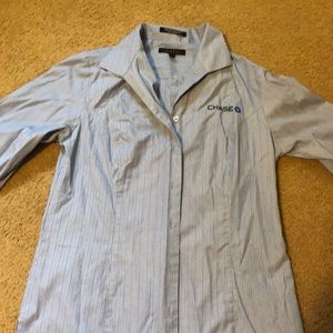 JP Morgan Chase work button down longsleeve shirt